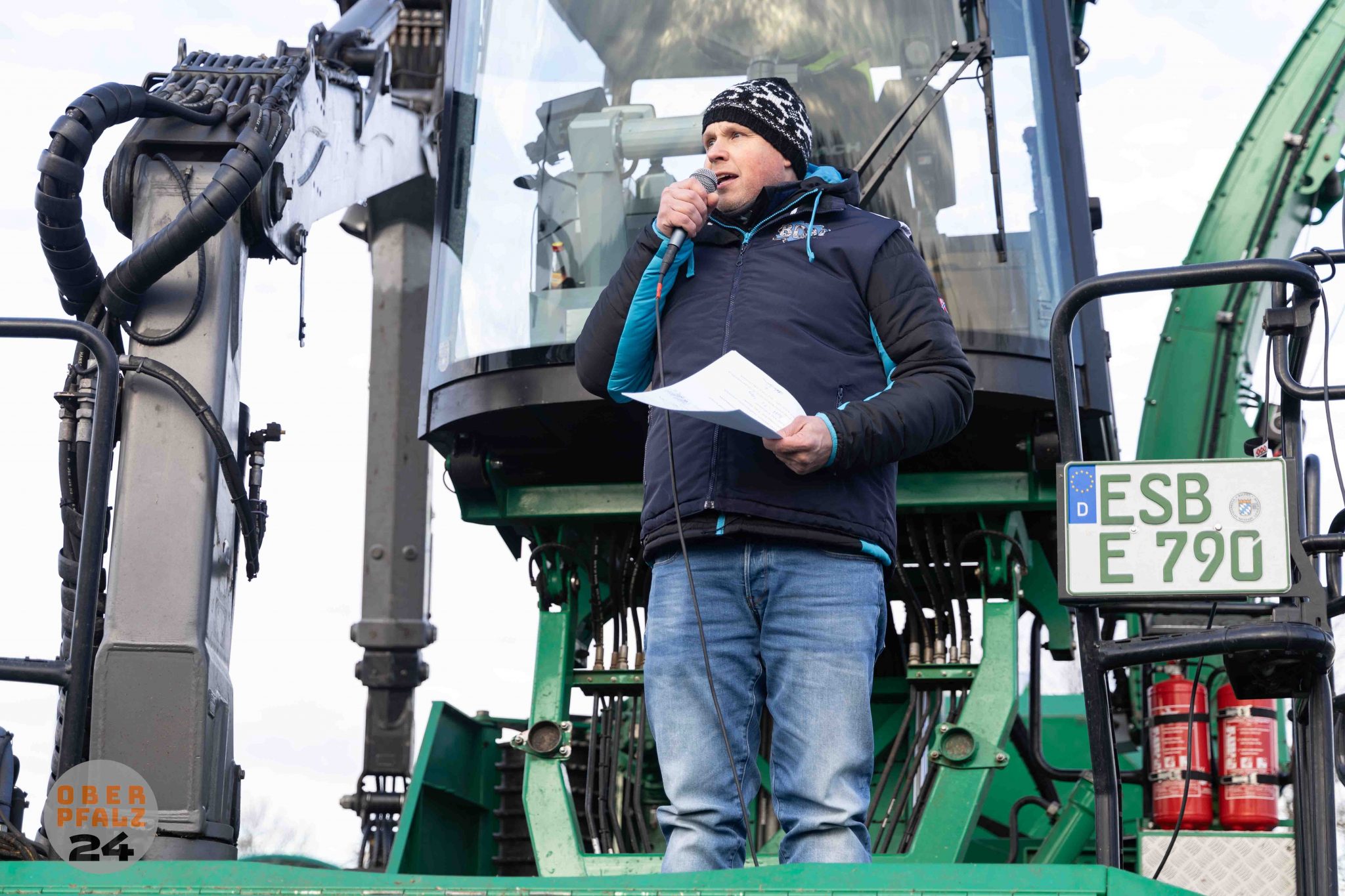 Bauernproteste erreichen Landkreis Tirschenreuth Oberpfalz24