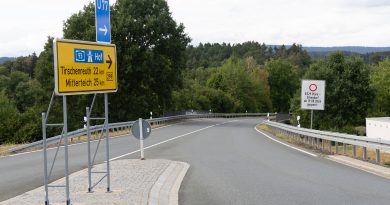 B 299 bei Plärn komplett gesperrt